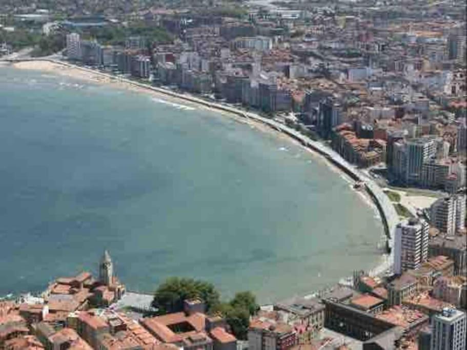 Apartamento A 100Metros De La Playa De San Lorenzo Gijón Extérieur photo